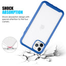 IPHONE 11 PRO MAX LUXMO TOUGH FUSION-X RUGGED BUMPER CASE TEMPERED GLASS