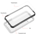 for IPHONE 11 PRO TOUGH FUSION-X RUGGED  BUMPER CASE TEMPERED GLASS