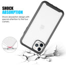 for IPHONE 11 PRO TOUGH FUSION-X RUGGED  BUMPER CASE TEMPERED GLASS
