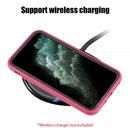 for IPHONE 11 PRO TOUGH FUSION-X RUGGED  BUMPER CASE TEMPERED GLASS