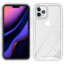 for IPHONE 11 PRO TOUGH FUSION-X RUGGED  BUMPER CASE TEMPERED GLASS