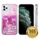 for IPHONE 11 PRO LUXMO WATERFALL FUSION LIQUID SPARKLING QUICKSAND CASE