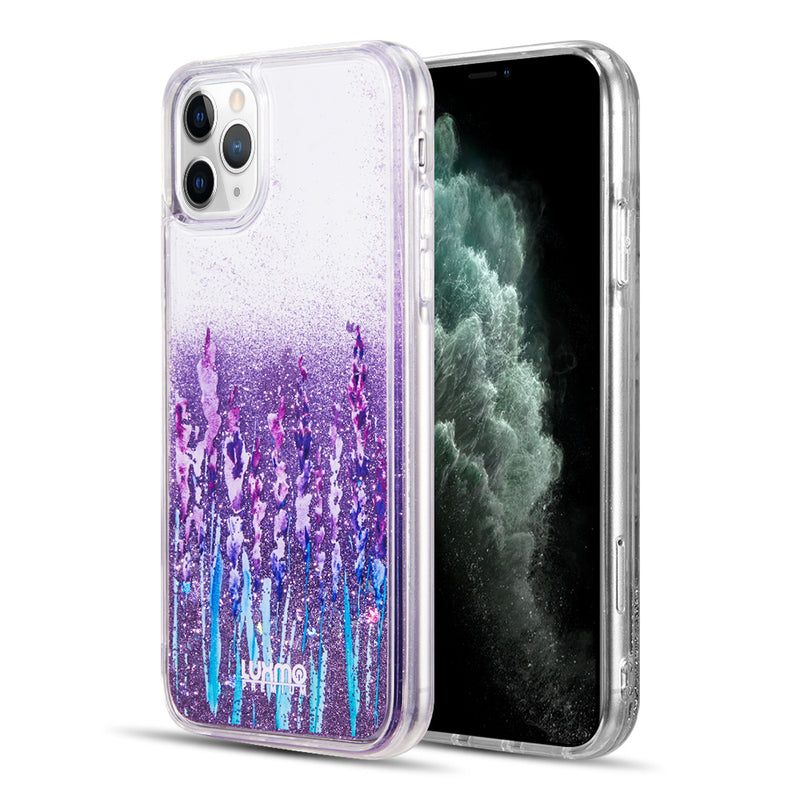 for IPHONE 11 PRO LUXMO WATERFALL FUSION LIQUID SPARKLING QUICKSAND CASE