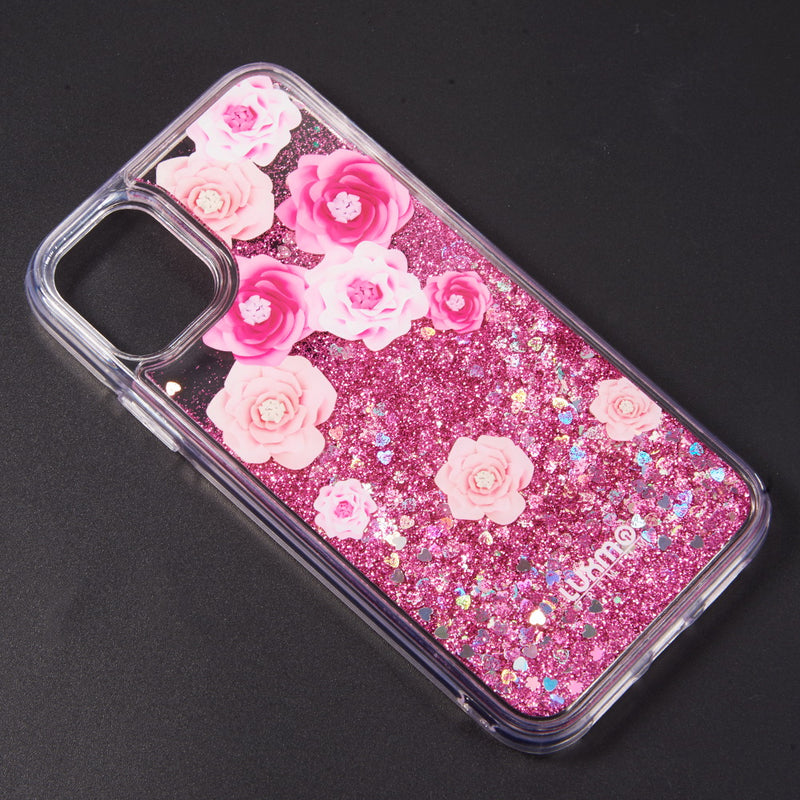 for IPHONE 11 PRO LUXMO WATERFALL FUSION LIQUID SPARKLING QUICKSAND CASE