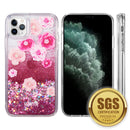 for IPHONE 11 PRO LUXMO WATERFALL FUSION LIQUID SPARKLING QUICKSAND CASE
