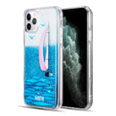 for IPHONE 11 PRO LUXMO WATERFALL FUSION LIQUID SPARKLING QUICKSAND CASE