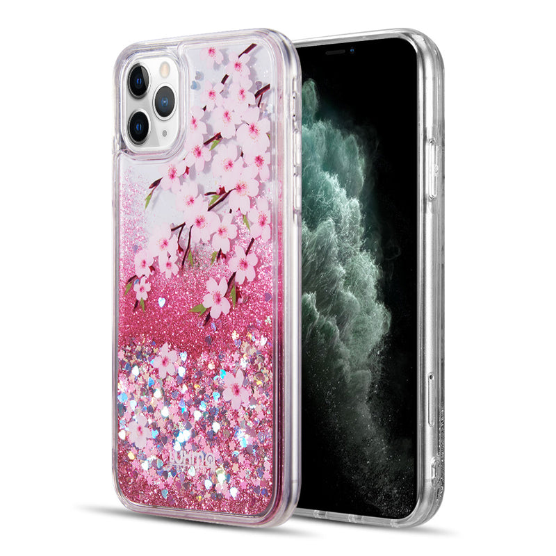 for IPHONE 11 PRO LUXMO WATERFALL FUSION LIQUID SPARKLING QUICKSAND CASE