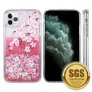 for IPHONE 11 PRO LUXMO WATERFALL FUSION LIQUID SPARKLING QUICKSAND CASE