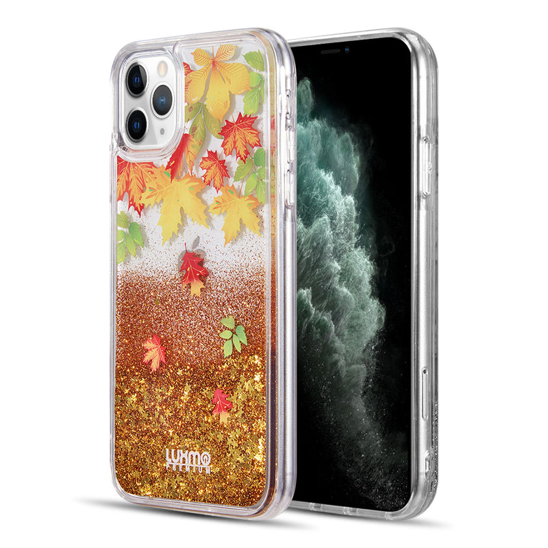 for IPHONE 11 PRO LUXMO WATERFALL FUSION LIQUID SPARKLING QUICKSAND CASE