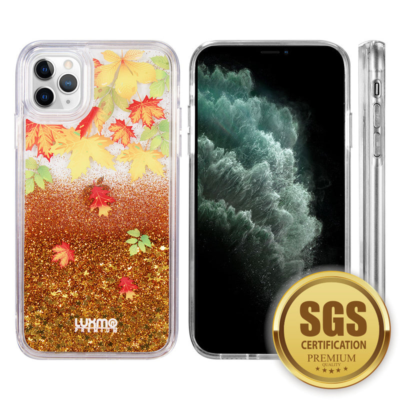 for IPHONE 11 PRO LUXMO WATERFALL FUSION LIQUID SPARKLING QUICKSAND CASE