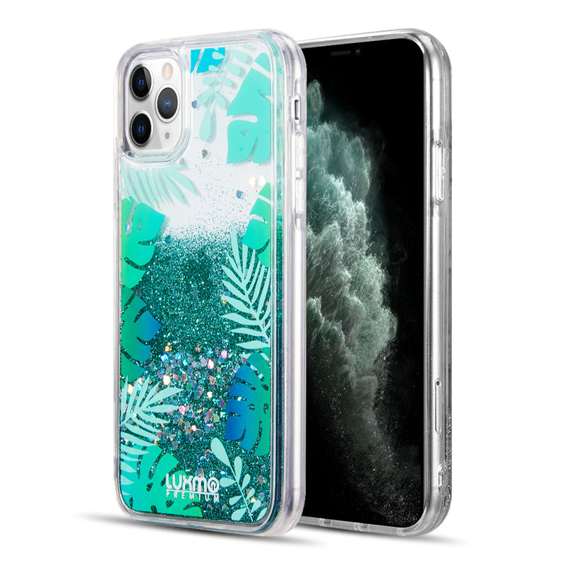 for IPHONE 11 PRO LUXMO WATERFALL FUSION LIQUID SPARKLING QUICKSAND CASE