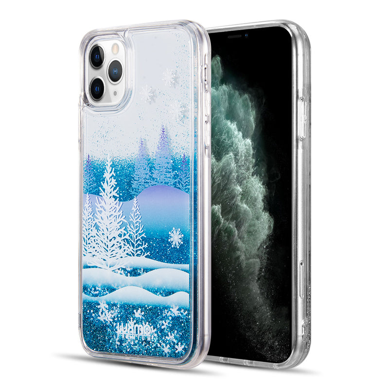 for IPHONE 11 PRO LUXMO WATERFALL FUSION LIQUID SPARKLING QUICKSAND CASE