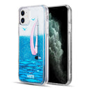 IPHONE 12 MINI WATERFALL FUSION LIQUID SPARKLING QUICKSAND CASE