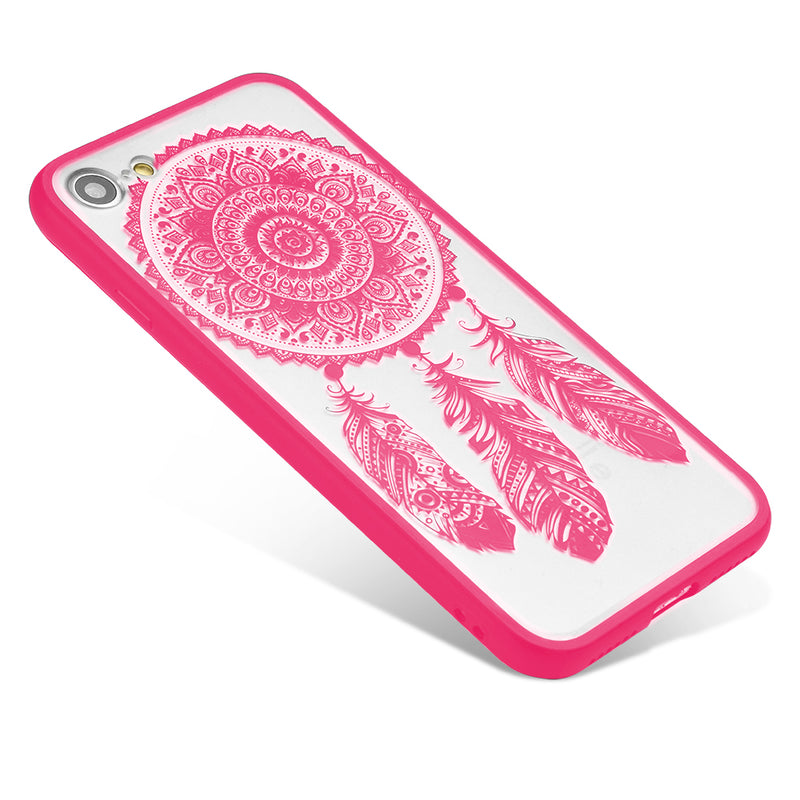 IPHONE 7 FUSION LACIE DESIGN CASE - HOT PINK DREAM CATCHER