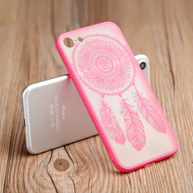 IPHONE 7 FUSION LACIE DESIGN CASE - HOT PINK DREAM CATCHER