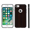 FOR IPHONE 7 THE KING WOOD FUSION CASE W/ BLACK WOOD TRIM