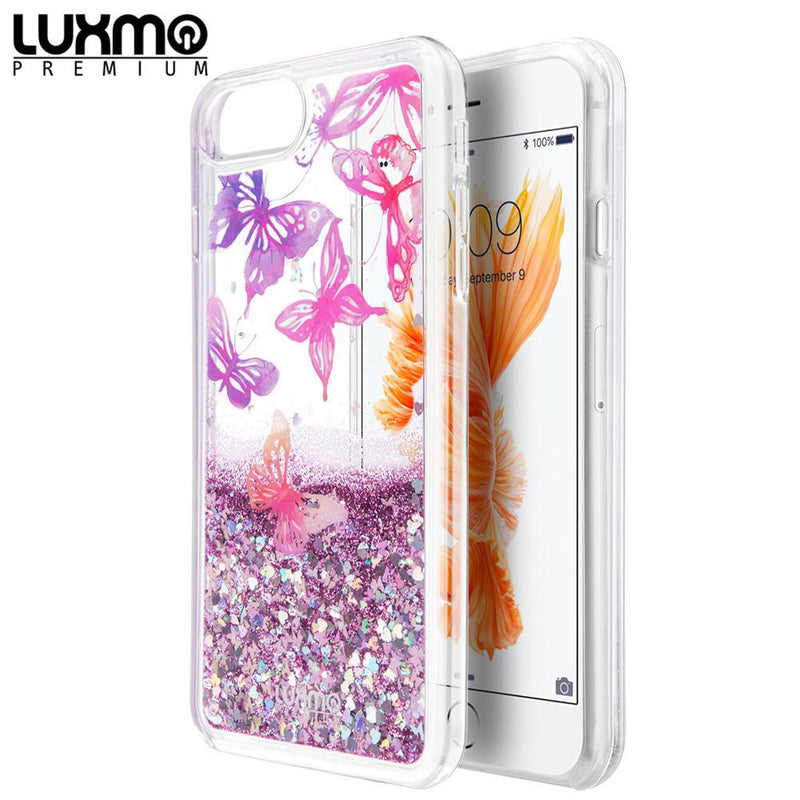 IPHONE 8/7/6S/6 LUXMO WATERFALL SERIES FUSION LIQUID SPARKLING TROPICAL SUMMER