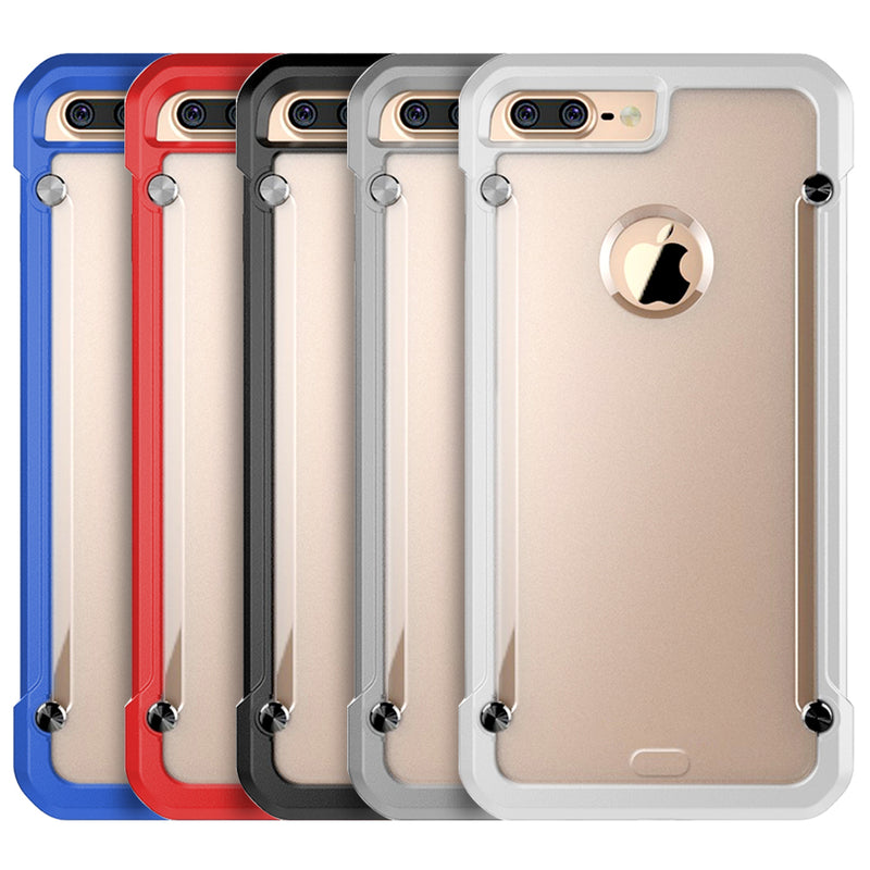 IPHONE 7 PLUS EQUIPMENT FUSION CANDY CASE WITH TINTED ACRYLIC BACK  WHITE