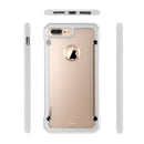 IPHONE 7 PLUS EQUIPMENT FUSION CANDY CASE WITH TINTED ACRYLIC BACK  WHITE