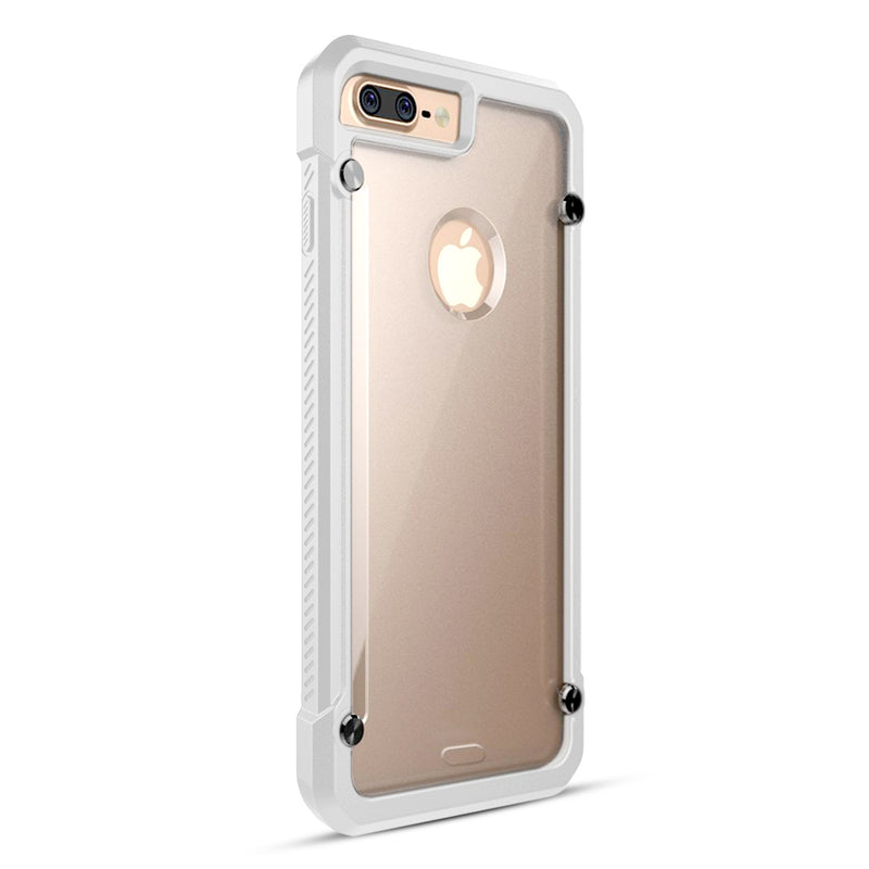 IPHONE 7 PLUS EQUIPMENT FUSION CANDY CASE WITH TINTED ACRYLIC BACK  WHITE