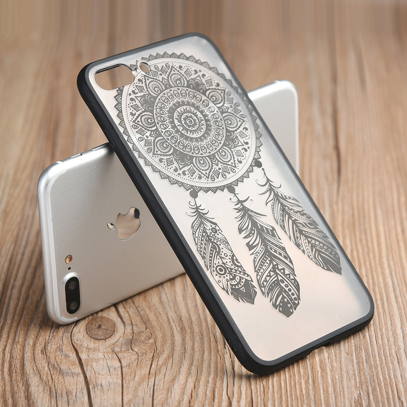 IPHONE 8 PLUS/ IPHONE 7 PLUS FUSION LACIE DESIGN CASE - WHITE DREAM CATCHER