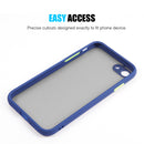 IPHONE SE (2020)/8/7 FROSTED 2 TONE PC CAMERA LENS PROTECTOR CASE