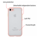 IPHONE SE (2020)/8/7 FROSTED 2 TONE PC CAMERA LENS PROTECTOR CASE
