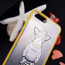 LUXMO PREMIUM DOG-N-STYLE IPHONE 8/7/6 CANDY BACK COVER SNAP ON CASE-BOSTON SWAG