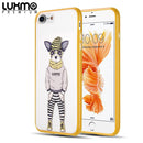 FOR IPHONE SE (2020) / 8 / 7 / 6 DOG-N-STYLE FUSION CANDY BACK COVER SNAP ON CASE - BOSTON SWAG