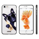 LUXMO PREMIUM DOG-N-STYLE IPHONE 8/7/6 CANDY BACK COVER SNAP ON CASE-BOSTON SWAG