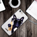 LUXMO PREMIUM DOG-N-STYLE IPHONE 8/7/6 CANDY BACK COVER SNAP ON CASE-BOSTON SWAG