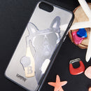 LUXMO PREMIUM DOG-N-STYLE IPHONE 8/7/6 CANDY BACK COVER SNAP ON CASE-BOSTON SWAG