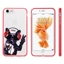 LUXMO PREMIUM DOG-N-STYLE IPHONE 8/7/6 CANDY BACK COVER SNAP ON CASE-BOSTON SWAG