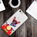 LUXMO PREMIUM DOG-N-STYLE IPHONE 8/7/6 CANDY BACK COVER SNAP ON CASE-BOSTON SWAG