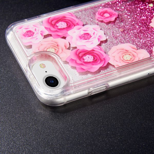 LUXMO WATERFALL SPARKLING QUICKSAND CASE FOR IPHONE SE(2020) /8/7/6-LES PIVOINES