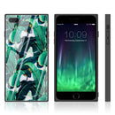 IPHONE 8 FUSION CANDY CASE WITH PRINTED TEMPERED GLASS BACK PLATE - DESIGN 003