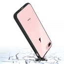 FOR IPHONE 8 / 7 / 6 PLUS FUSION CANDY TPU WITH CLEAR ACRYLIC BACK - BLACK