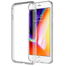 FOR IPHONE 8 / 7 / 6 PLUS FUSION CANDY TPU WITH CLEAR ACRYLIC BACK - BLACK