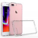 FOR IPHONE 8 / 7 / 6 PLUS FUSION CANDY TPU WITH CLEAR ACRYLIC BACK - BLACK