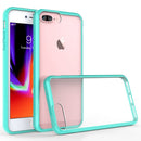 FOR IPHONE 8 / 7 / 6 PLUS FUSION CANDY TPU WITH CLEAR ACRYLIC BACK - BLACK