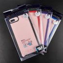 IPHONE 8/7/6 PLUS CLEAR RUGGED TPU BUMPER (TEMPERED GLASS   INCLUDED) - RED