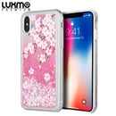 LUXMO WATERFALL LIQUID SPARKLING QUICKSAND CASE FOR IPHONE XS/X