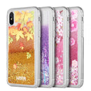 LUXMO WATERFALL LIQUID SPARKLING QUICKSAND CASE FOR IPHONE XS/X