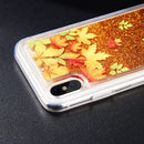 LUXMO WATERFALL LIQUID SPARKLING QUICKSAND CASE FOR IPHONE XS/X