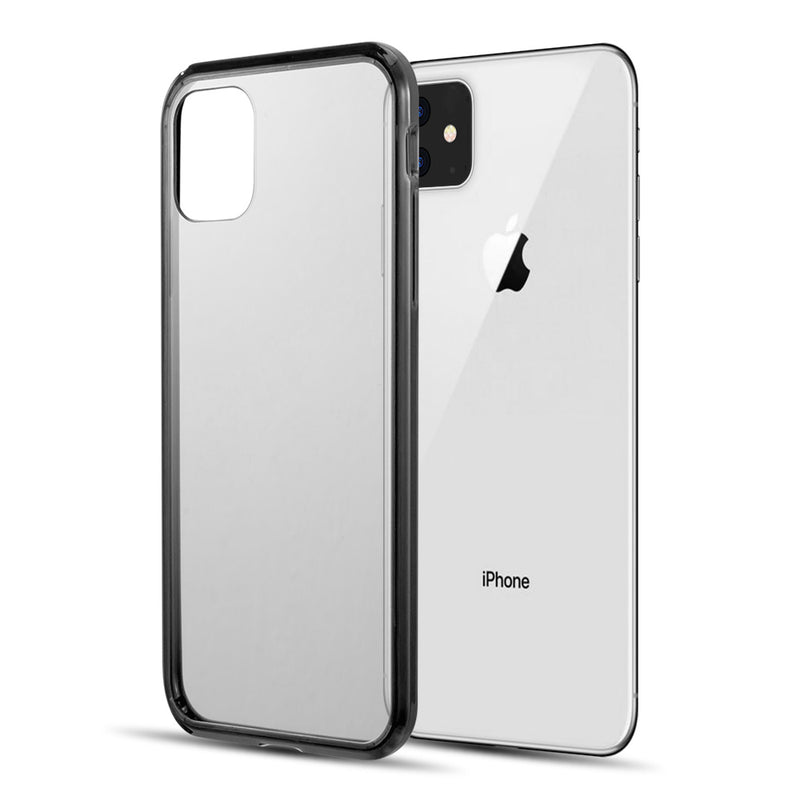 FUSION CANDY TPU WITH CLEAR ACRYLIC BACK FOR IPHONE 11 - BLACK