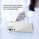 IPHONE 11 CLEAR TRANSPARENT CASE W/ EXTRA FRAME CAMERA PROTECTION & KICK STAND