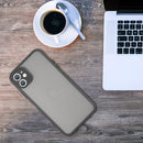 FROSTED PC CAMERA PROTECTOR CASE FOR IPHONE 11 - BLACK