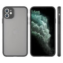 FROSTED PC CAMERA PROTECTOR CASE FOR IPHONE 11 - BLACK