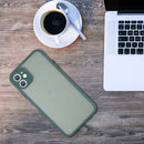 FROSTED PC CAMERA PROTECTOR CASE FOR IPHONE 11 - BLACK