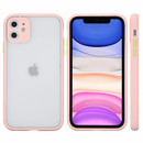 FROSTED PC CAMERA PROTECTOR CASE FOR IPHONE 11 - BLACK